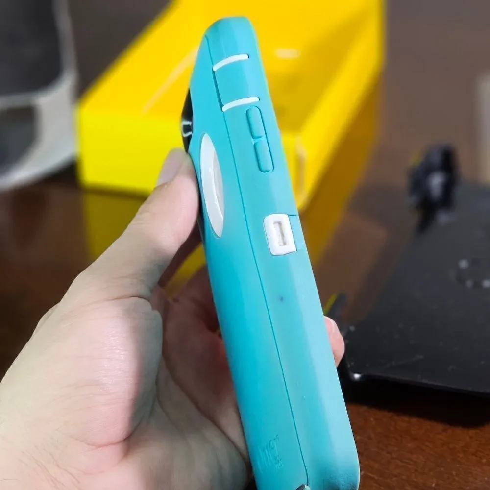 Otterbox iPhone 6 6S Phone Protective Case Light Blue Brand White Clip Holster